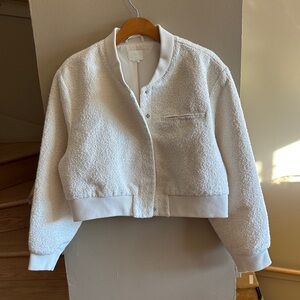 H&M white/cream Textured Jacket